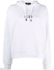 sudadera con capucha e icono bordado